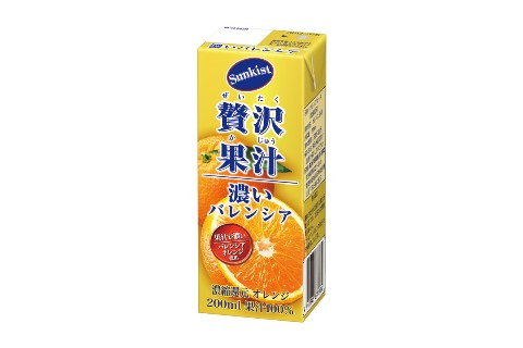 サンキスト100贅沢果汁濃いバレンシアオレンジ