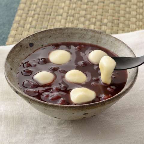 ひとくちモッツァで味わうお汁粉