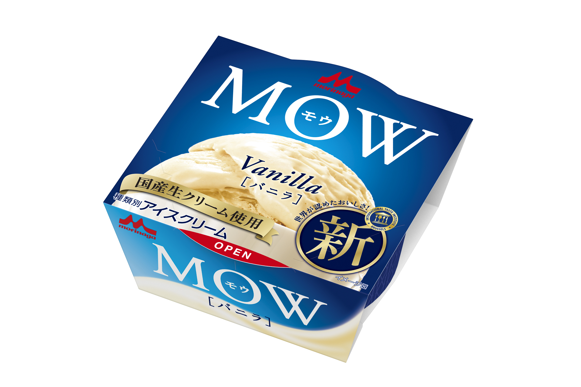 「MOW（モウ） バニラ」  4月上旬より順次リニューアル発売