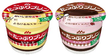 森永たっぷりプリン シリーズから新しい味わいが登場 森永たっぷりプリン チョコいちご 3月8日 火 より新発売のお知らせ 森永たっぷりプリン カスタード もパッケージリニューアル ニュースリリース 森永乳業株式会社