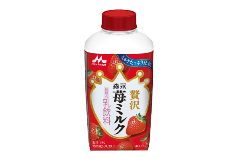 森永贅沢苺ミルク 8月29日 火 より新発売 ニュースリリース 森永乳業株式会社