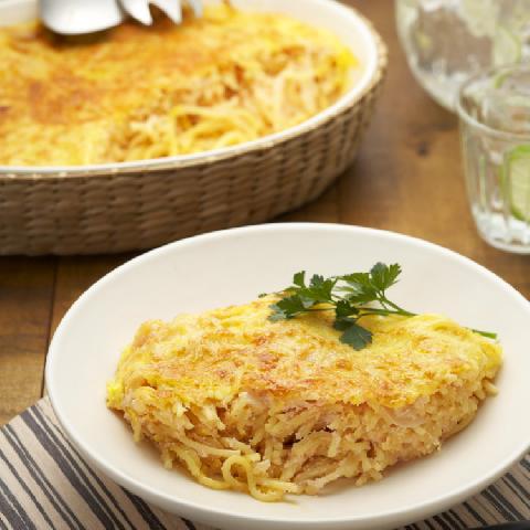 明太子ソースの焼きパスタ レシピ 森永乳業の乳でひろがる アイデアレシピ 森永乳業株式会社