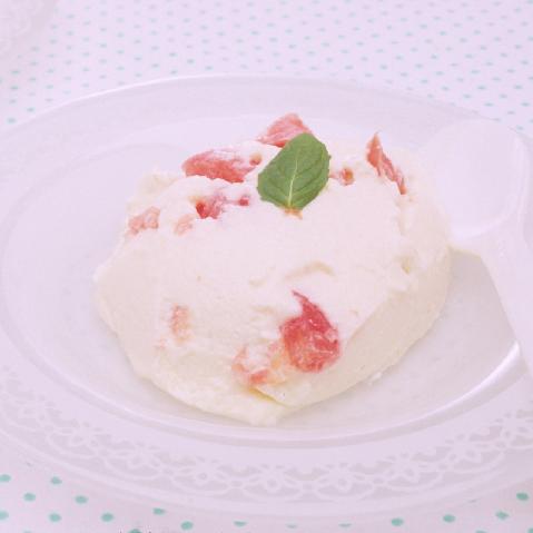 トマトのレアチーズケーキ レシピ 森永乳業の乳でひろがる アイデアレシピ 森永乳業株式会社