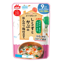 しらすとかぶのほんのり梅仕立て 育児用食品 商品紹介 森永乳業株式会社