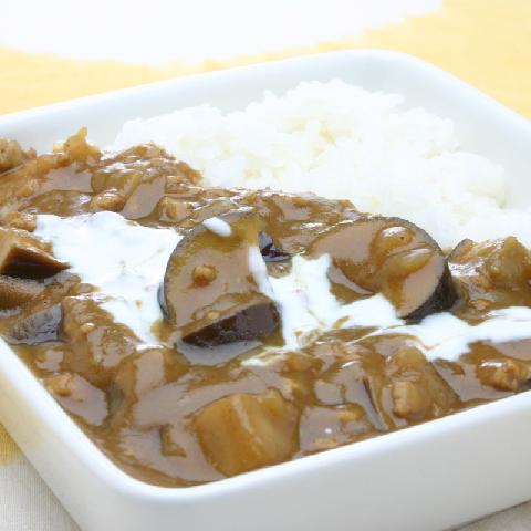 なすのキーマカレー ヨーグルト仕立て レシピ 森永乳業の乳でひろがる アイデアレシピ 森永乳業株式会社