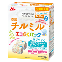 森永チルミル エコらくパック つめかえ用 | 育児用食品 | 商品紹介